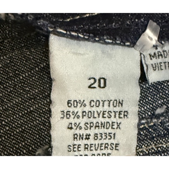 Lazer Jeans Baggy Grunge Cargo Denim Pockets Size 20 (38x32) - Picture 6 of 7